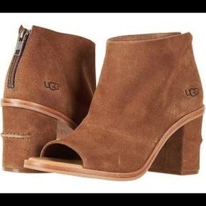 ugg open toe ankle boots